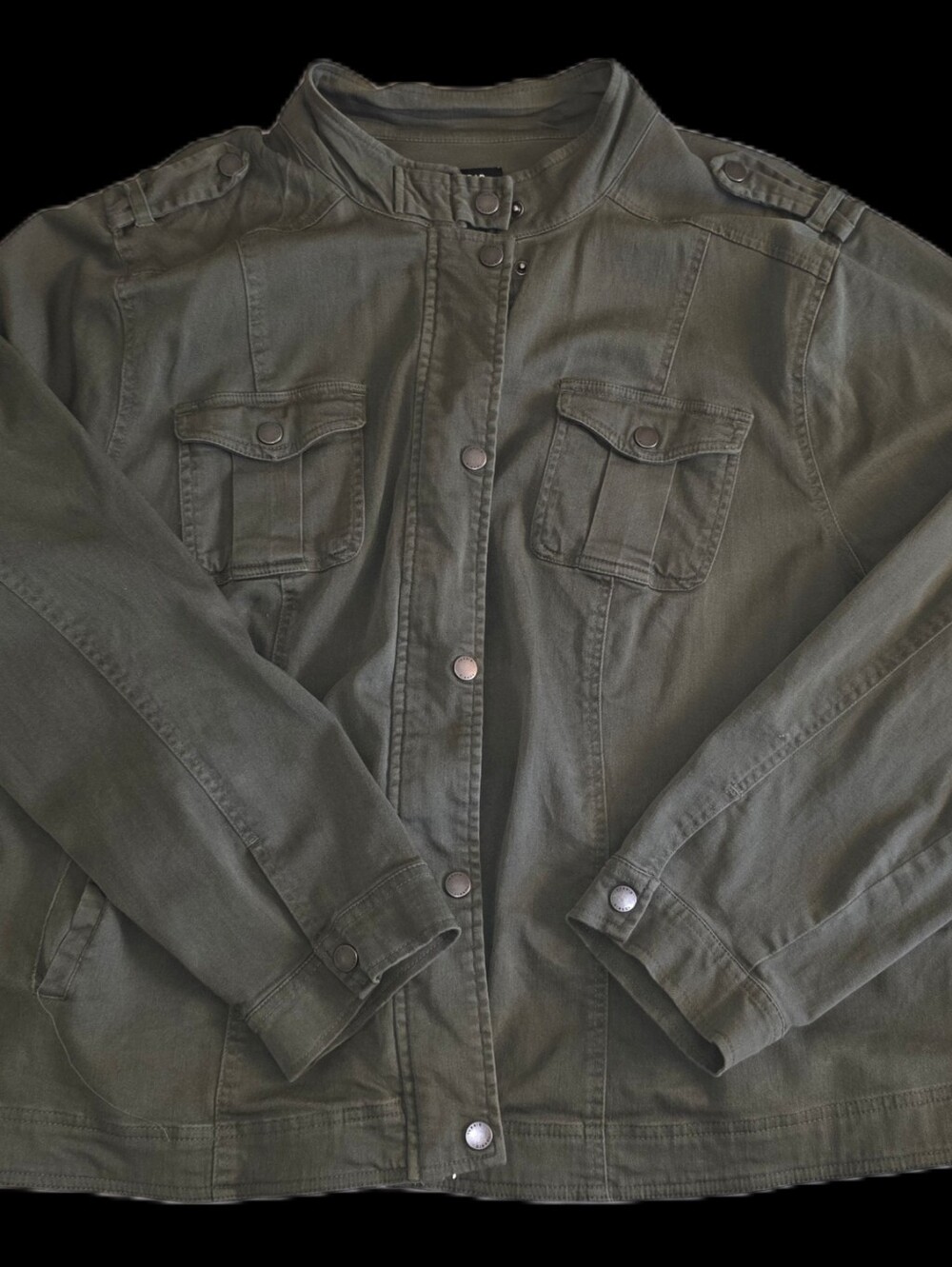 Torrid Olive Green Bomber Jacket